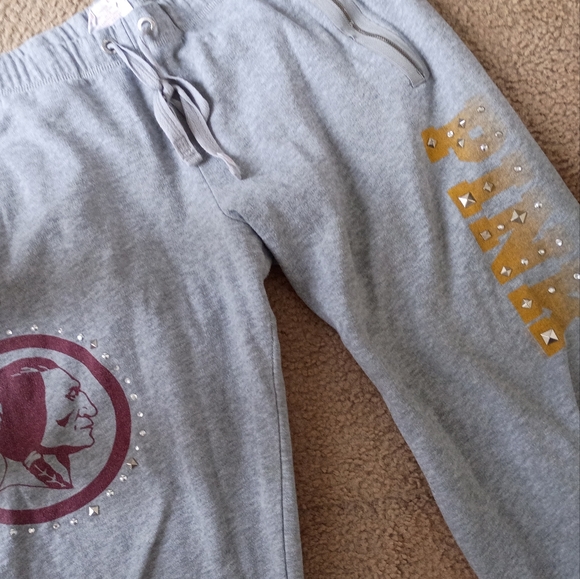 PINK Victoria's Secret Pants - Vintage Pink Victoria Secret Cropped Sweat pants Logo Rare 2010